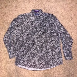 MENS PAISLEY DRESS SHIRT